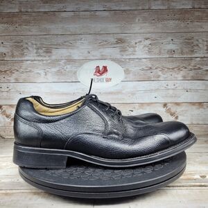 Studio Belvedere Baybridge Oxford Shoes Men's Size 11 Black Leather Lace Up